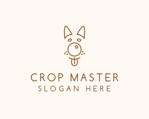 Pet Brown Dog logo design