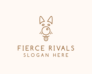 Pet Brown Dog logo design