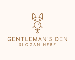 Pet Brown Dog logo design