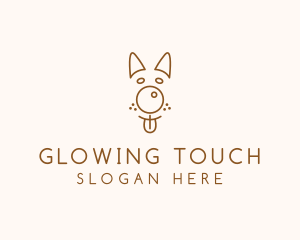 Pet Brown Dog logo design