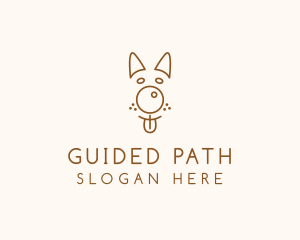 Pet Brown Dog logo design