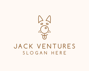 Pet Brown Dog logo design