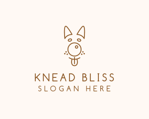 Pet Brown Dog logo design