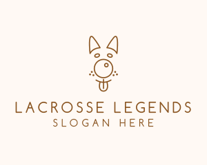 Pet Brown Dog logo design