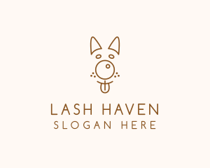 Pet Brown Dog logo design