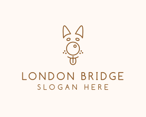 Pet Brown Dog logo design