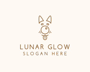 Pet Brown Dog logo design