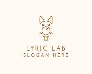 Pet Brown Dog logo design