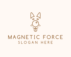 Pet Brown Dog logo design