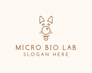 Pet Brown Dog logo design