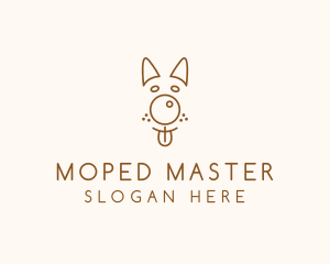 Pet Brown Dog logo design