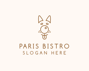 Pet Brown Dog logo design