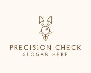 Pet Brown Dog logo design