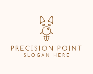 Pet Brown Dog logo design