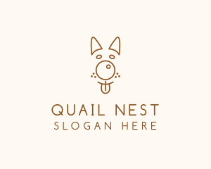 Pet Brown Dog logo design