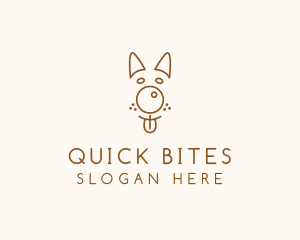 Pet Brown Dog logo design