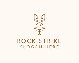 Pet Brown Dog logo design