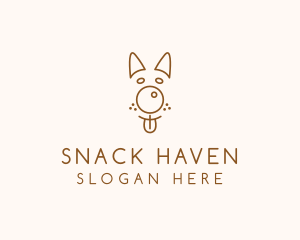 Pet Brown Dog logo design