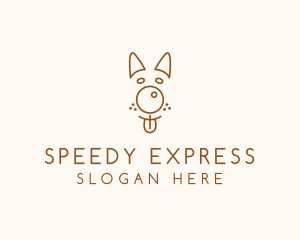 Pet Brown Dog logo design