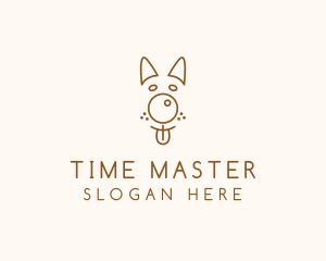 Pet Brown Dog logo design