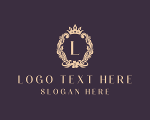Foliage - Floral Crown Boutique logo design