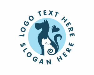 Love - Pet Animal Veterinary logo design
