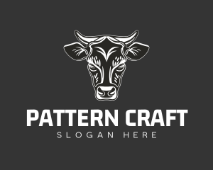 Patterns - Cow Dairy Livestock logo design