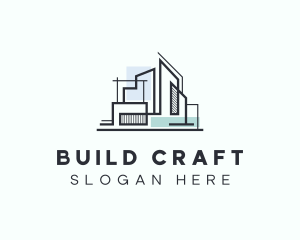 Building Architect Structure logo design