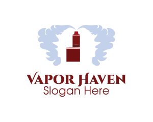 Vapor Red Vape logo design