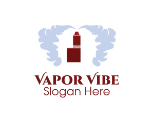 Vapor Red Vape logo design