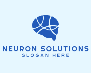 Neuron - Mind Brain Neurons logo design