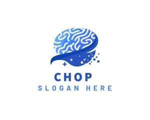 Brain Psychology Mental Health Logo
