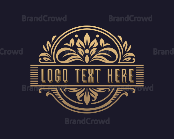 Floral Boutique Wedding Logo