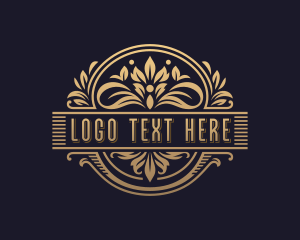 Luxury - Floral Boutique Wedding logo design