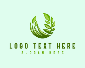 Horticulture - Grassy Gardening Landscape logo design