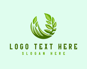 Grassy Gardening Landscape Logo