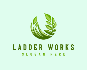 Grassy Gardening Landscape logo design