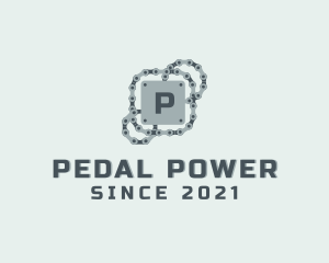 Industrial Bike Chain logo design