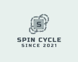 Industrial Bike Chain logo design