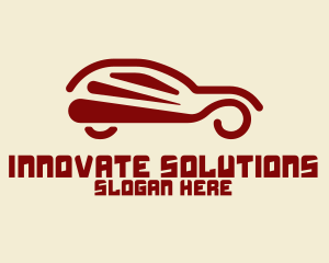 Car Dealership - Abstract Hatchback Car logo design