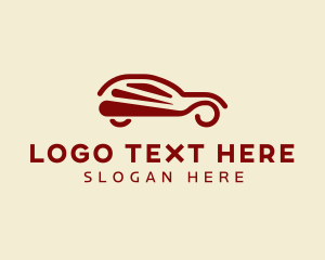 Car Repair - Abstract Hatchback Car logo design