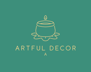 Decorate - Minimalist Jar Candle logo design