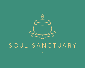 Spirituality - Minimalist Jar Candle logo design