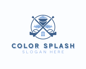 Pressure Washing Bucket logo design