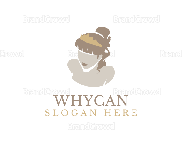 Beauty Crown Woman Logo
