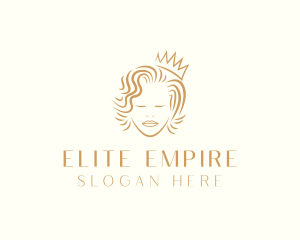 Empress Beauty Queen Cosmetics logo design