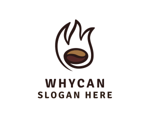 Fire Coffee Bean Roaster Logo