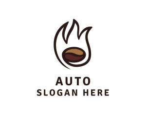 Sketch - Fire Coffee Bean Roaster logo design