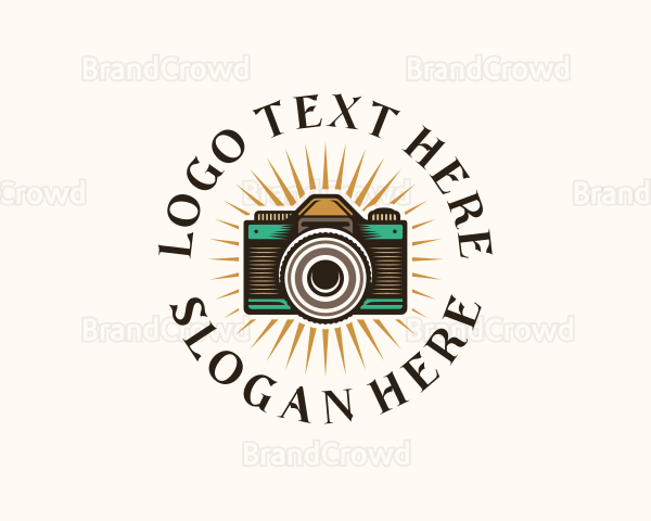 Creative Camera Lens Logo