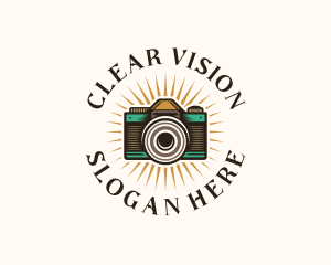 Lens - Creative Camera Lens logo design